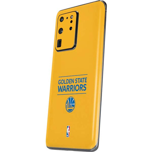 NBA Golden State Warriors Standard - Yellow Galaxy S20 Ultra 5G Skin