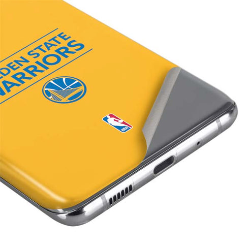 NBA Golden State Warriors Standard - Yellow Galaxy S20 Ultra 5G Skin