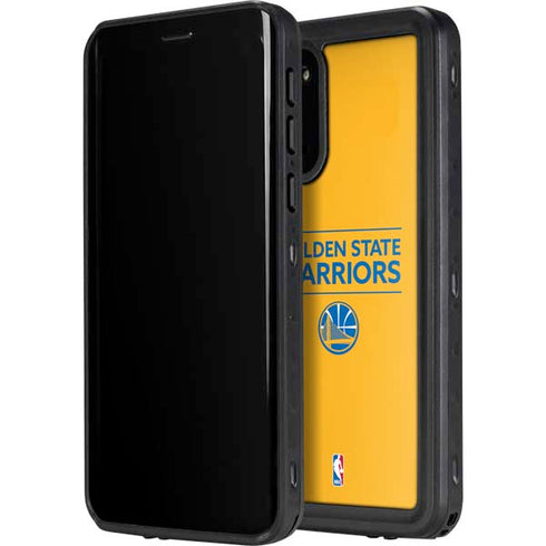 NBA Golden State Warriors Standard - Yellow Galaxy S20 Waterproof Case