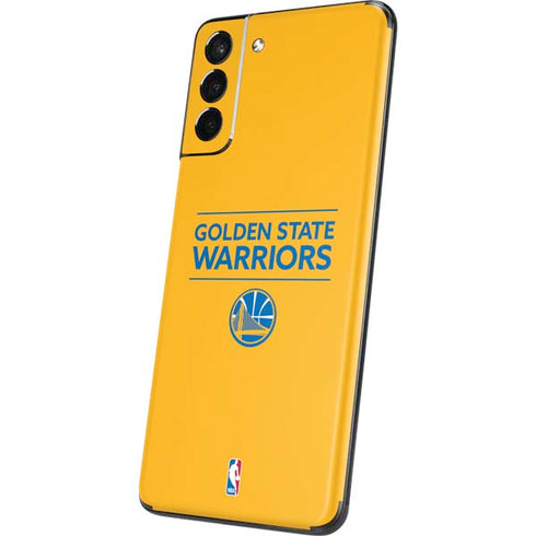 NBA Golden State Warriors Standard - Yellow Galaxy S21 5G Skin