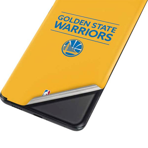 NBA Golden State Warriors Standard - Yellow Galaxy S21 5G Skin