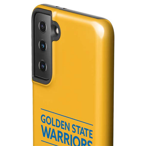 NBA Golden State Warriors Standard - Yellow Galaxy S21 FE Pro Case