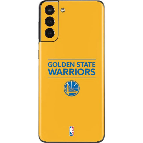 NBA Golden State Warriors Standard - Yellow Galaxy S21 Plus 5G Skin