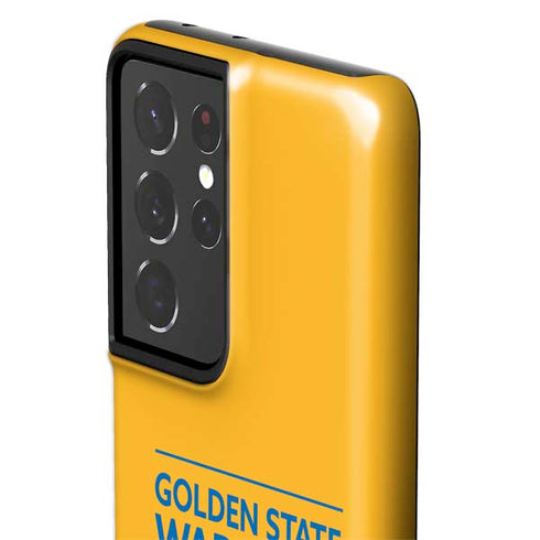 NBA Golden State Warriors Standard - Yellow Galaxy S21 Ultra 5G Pro Case