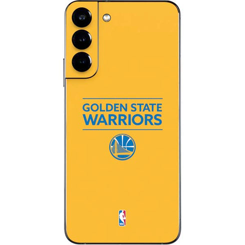 NBA Golden State Warriors Standard - Yellow Galaxy S22 Plus Skin