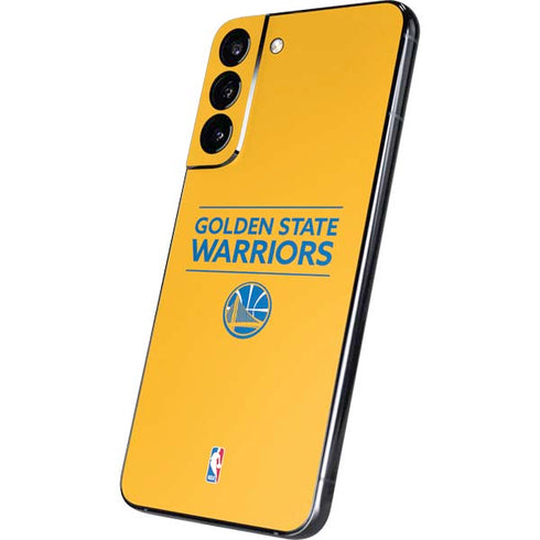 NBA Golden State Warriors Standard - Yellow Galaxy S22 Plus Skin