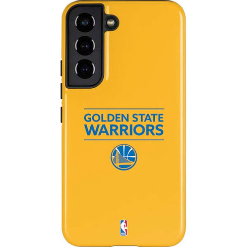 NBA Golden State Warriors Standard - Yellow Galaxy S22 Pro Case