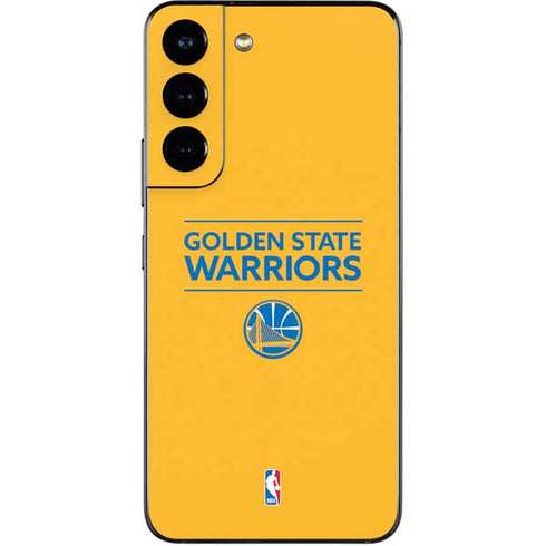 NBA Golden State Warriors Standard - Yellow Galaxy S22 Skin