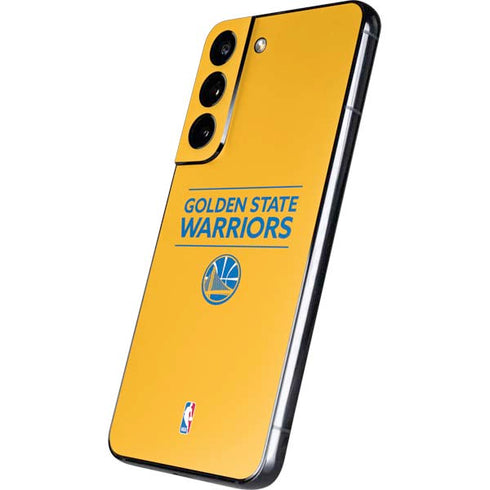 NBA Golden State Warriors Standard - Yellow Galaxy S22 Skin