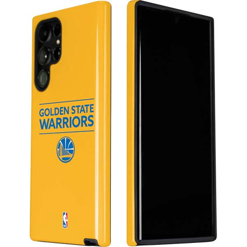 NBA Golden State Warriors Standard - Yellow Galaxy S22 Ultra Pro Case