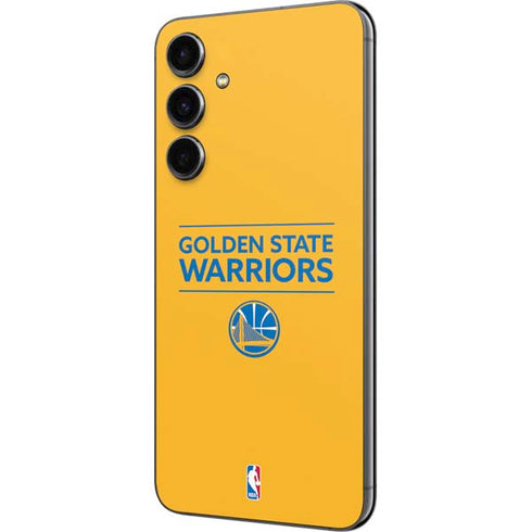 NBA Golden State Warriors Standard - Yellow Galaxy S23 FE Skin