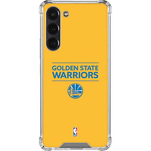 NBA Golden State Warriors Standard - Yellow Galaxy S23 Plus Clear Case