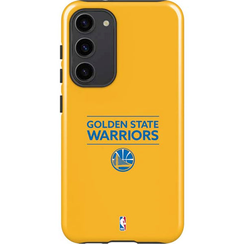 NBA Golden State Warriors Standard - Yellow Galaxy S23 Plus Pro Case