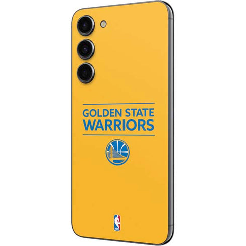 NBA Golden State Warriors Standard - Yellow Galaxy S23 Plus Skin