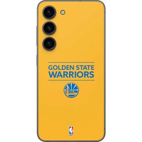 NBA Golden State Warriors Standard - Yellow Galaxy S23 Skin