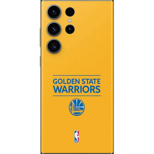 NBA Golden State Warriors Standard - Yellow Galaxy S23 Ultra Skin