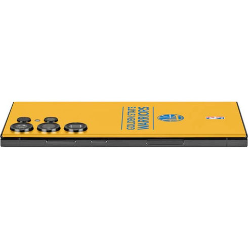 NBA Golden State Warriors Standard - Yellow Galaxy S23 Ultra Skin