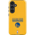 NBA Golden State Warriors Standard - Yellow Galaxy S24 Impact Case