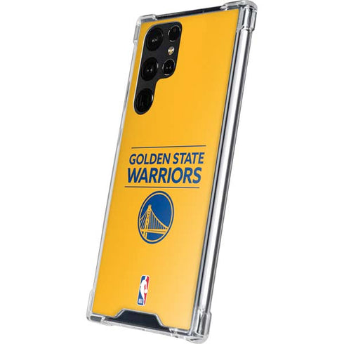NBA Golden State Warriors Standard - Yellow Galaxy S24 Ultra Clear Case
