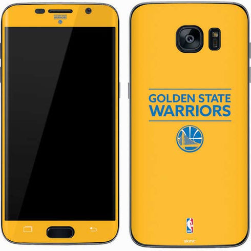 NBA Golden State Warriors Standard - Yellow Galaxy S7 Skin