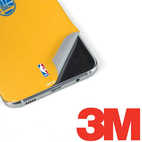 NBA Golden State Warriors Standard - Yellow Galaxy S8 Skin