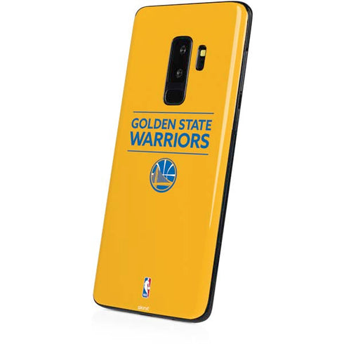 NBA Golden State Warriors Standard - Yellow Galaxy S9 Plus Skin