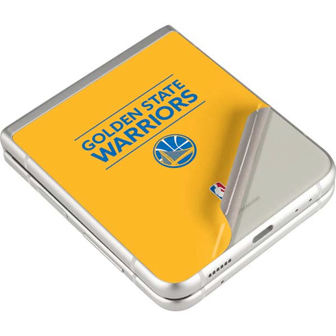 NBA Golden State Warriors Standard - Yellow Galaxy Z Flip3 5G Skin
