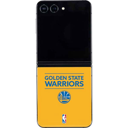 NBA Golden State Warriors Standard - Yellow Galaxy Z Flip5 5G Skin
