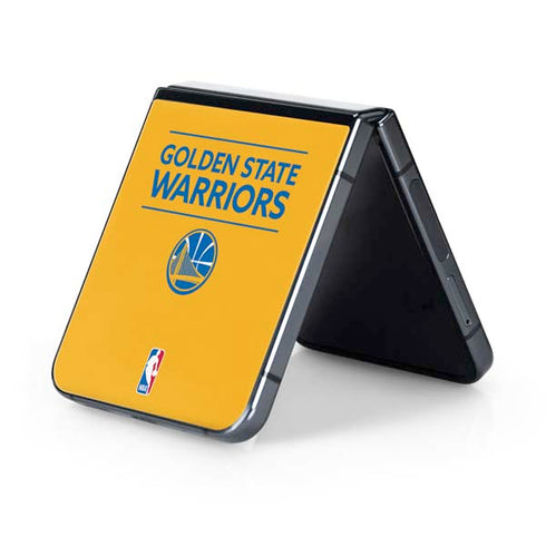 NBA Golden State Warriors Standard - Yellow Galaxy Z Flip5 5G Skin
