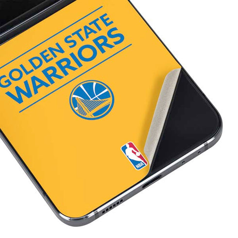NBA Golden State Warriors Standard - Yellow Galaxy Z Flip5 5G Skin