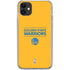 NBA Golden State Warriors Standard - Yellow iPhone 11 Clear Case