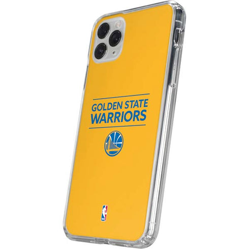 NBA Golden State Warriors Standard - Yellow iPhone 11 Pro Clear Case