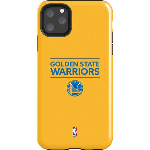 NBA Golden State Warriors Standard - Yellow iPhone 11 Pro Max Impact Case