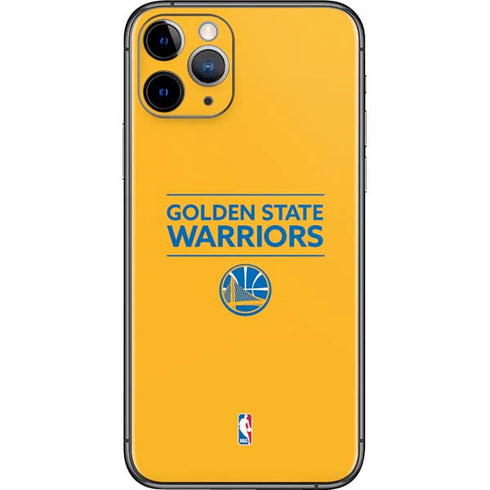 NBA Golden State Warriors Standard - Yellow iPhone 11 Pro Skin