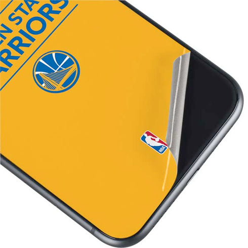 NBA Golden State Warriors Standard - Yellow iPhone 11 Skin