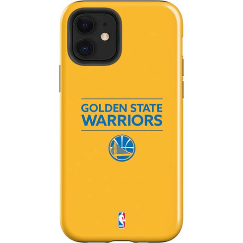 NBA Golden State Warriors Standard - Yellow iPhone 12 Impact Case