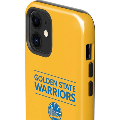 NBA Golden State Warriors Standard - Yellow iPhone 12 Impact Case