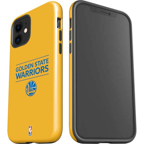 NBA Golden State Warriors Standard - Yellow iPhone 12 Impact Case