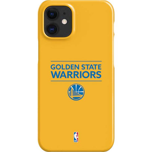 NBA Golden State Warriors Standard - Yellow iPhone 12 Mini Lite Case