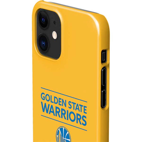 NBA Golden State Warriors Standard - Yellow iPhone 12 Mini Lite Case