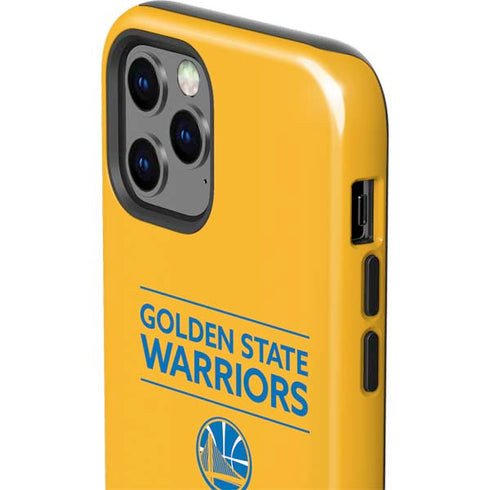 NBA Golden State Warriors Standard - Yellow iPhone 12 Pro Impact Case
