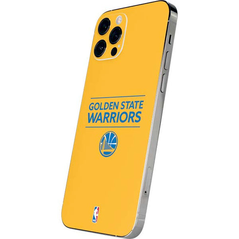 NBA Golden State Warriors Standard - Yellow iPhone 12 Pro Max Skin