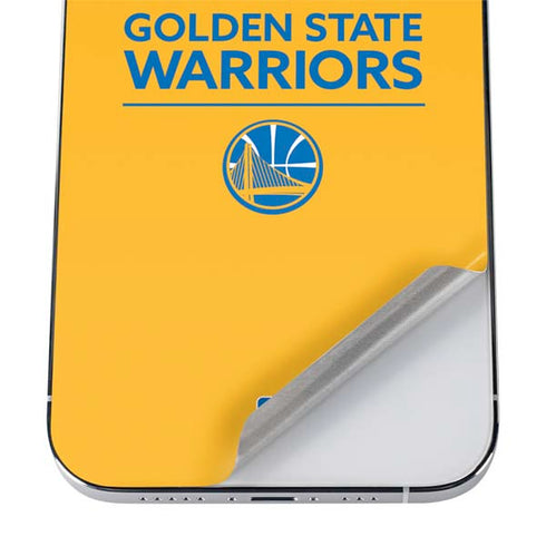 NBA Golden State Warriors Standard - Yellow iPhone 12 Pro Max Skin