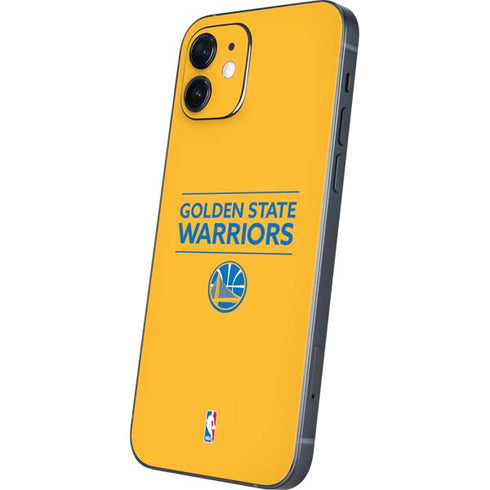 NBA Golden State Warriors Standard - Yellow iPhone 12 Skin