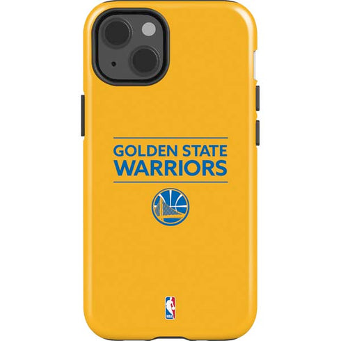 NBA Golden State Warriors Standard - Yellow iPhone 13 Impact Case
