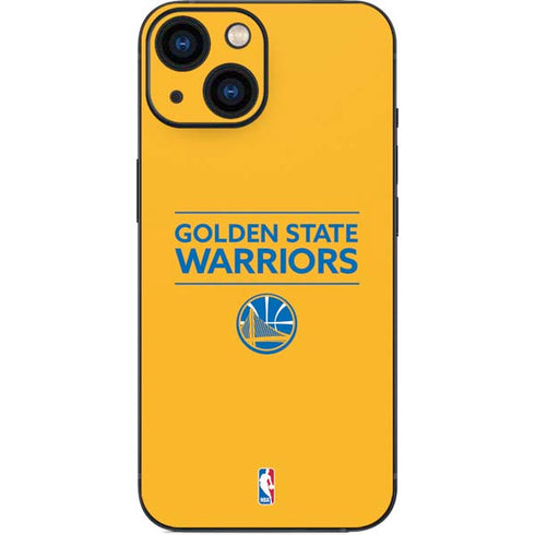 NBA Golden State Warriors Standard - Yellow iPhone 13 Mini Skin