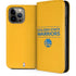 NBA Golden State Warriors Standard - Yellow iPhone 13 Pro Max Folio Case