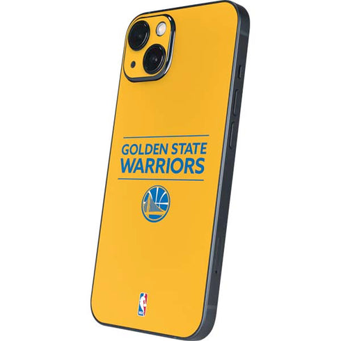 NBA Golden State Warriors Standard - Yellow iPhone 13 Skin