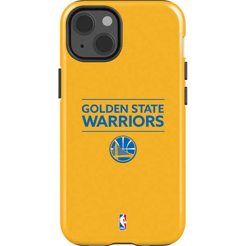 NBA Golden State Warriors Standard - Yellow iPhone 15 Impact Case