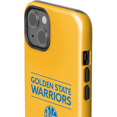 NBA Golden State Warriors Standard - Yellow iPhone 15 Impact Case